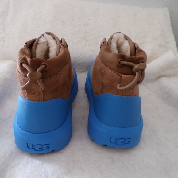 UGG Plush NEUMEL WEATHER HYBRID SUEDE WOOL ANKLE BOOTS MEN 7 Womens 8 Sneakers - Picture 3 of 7